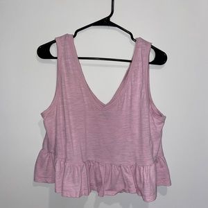 Wild Fable Pink Cropped Tank